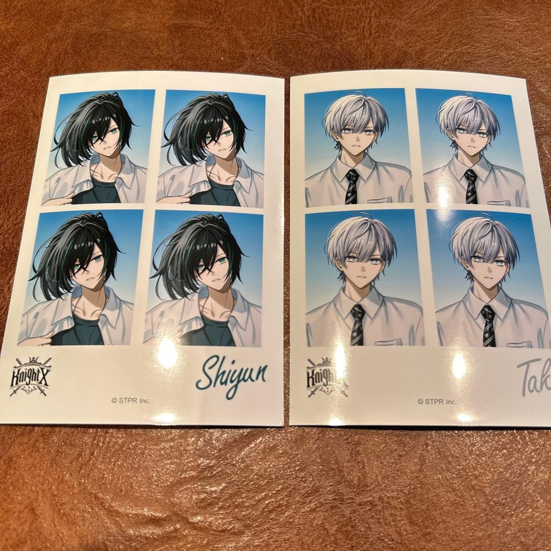 STPR Family ファミマ ランダムブロマイド 騎士Xしゆんタケヤキ翔2枚