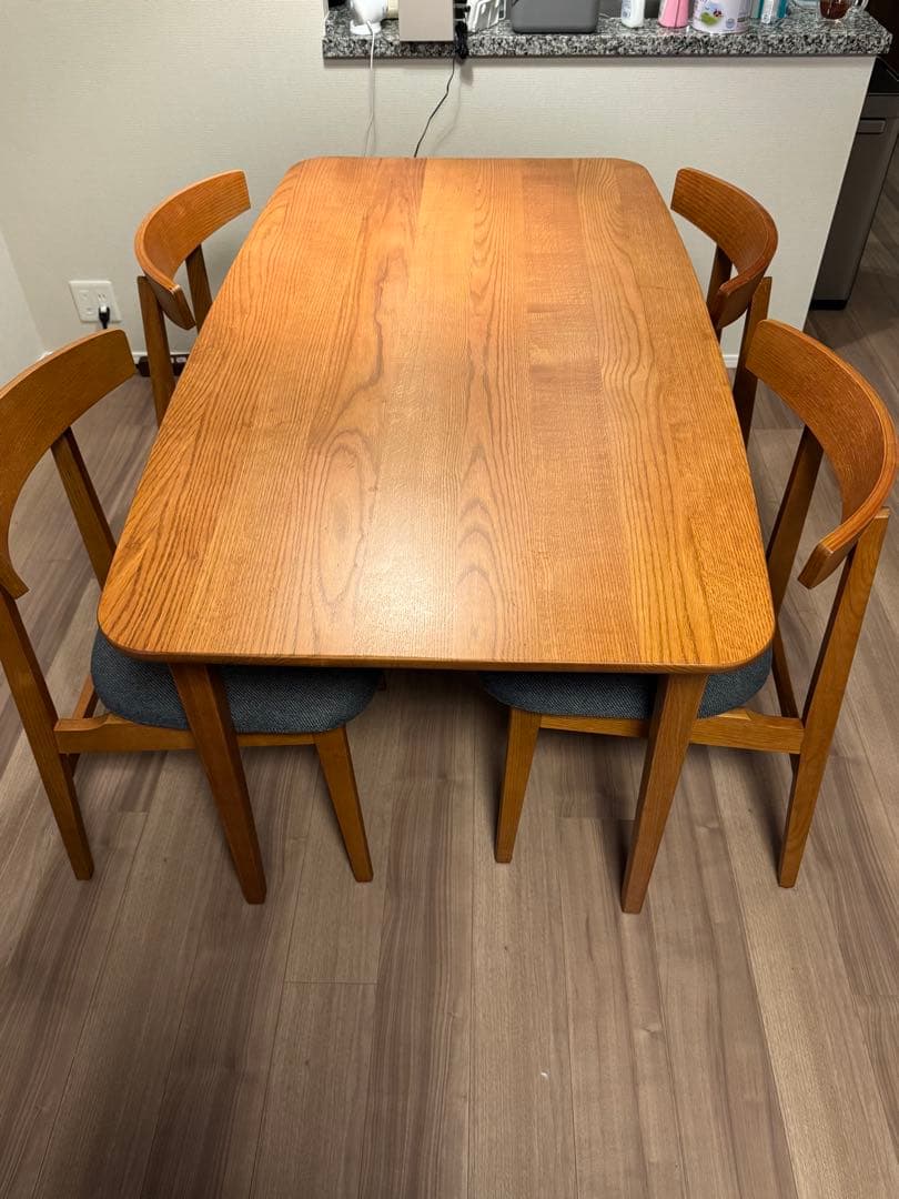 ihc様専用】UNICO(ウニコ) ダイニングチェア ネイビー①②