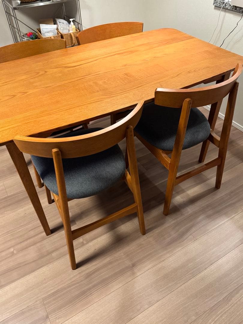 ihc様専用】UNICO(ウニコ) ダイニングチェア ネイビー①②