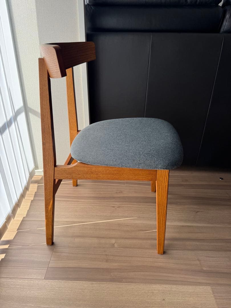 ihc様専用】UNICO(ウニコ) ダイニングチェア ネイビー①②