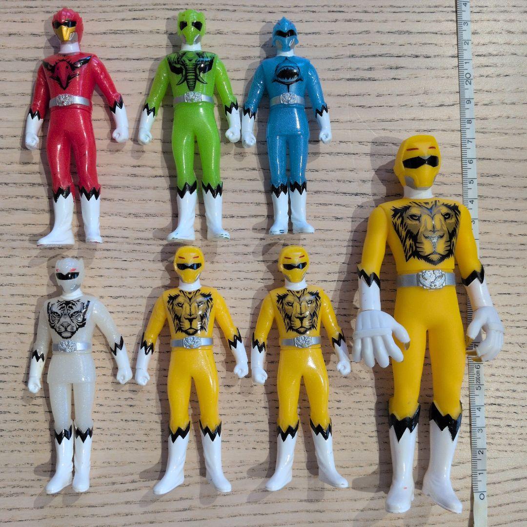 動物戦隊ジュウオウジャー ソフビ フィギュア 7体セット まとめ売り