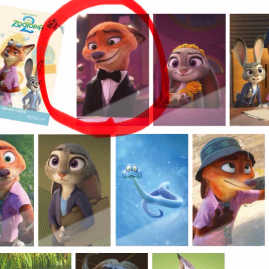 ズートピア2 オーマイカフェ 予約 特典 コレクションカード ニック ズートピア2 オーマイカフェ 予約特典 コレクションカード ニック