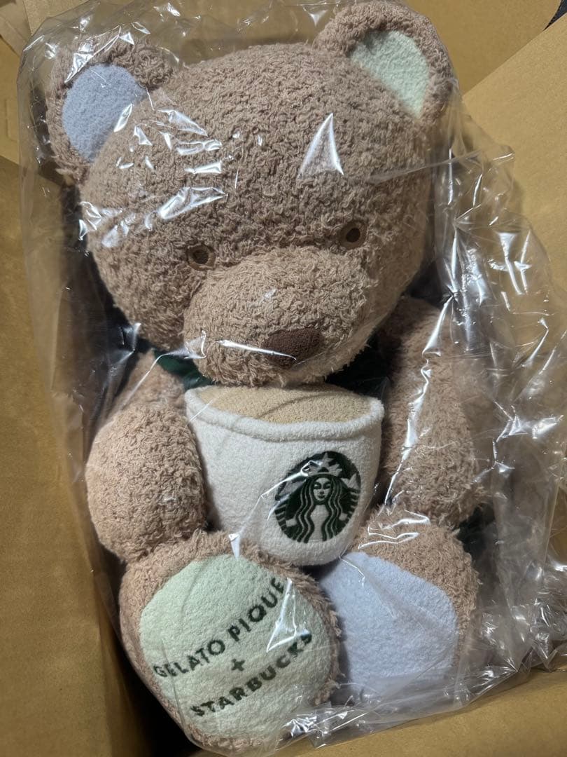 スターバックス ベアリスタ ティッシュケース ジェラートピケ スタバ