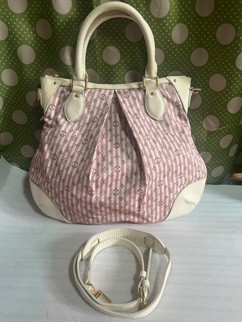ピンクとホワイトのグラニーバッグ luis vuitton Louis Vuitton LOUIS VUITTON SP1068 Speedy 30 Pink Monogram Boston