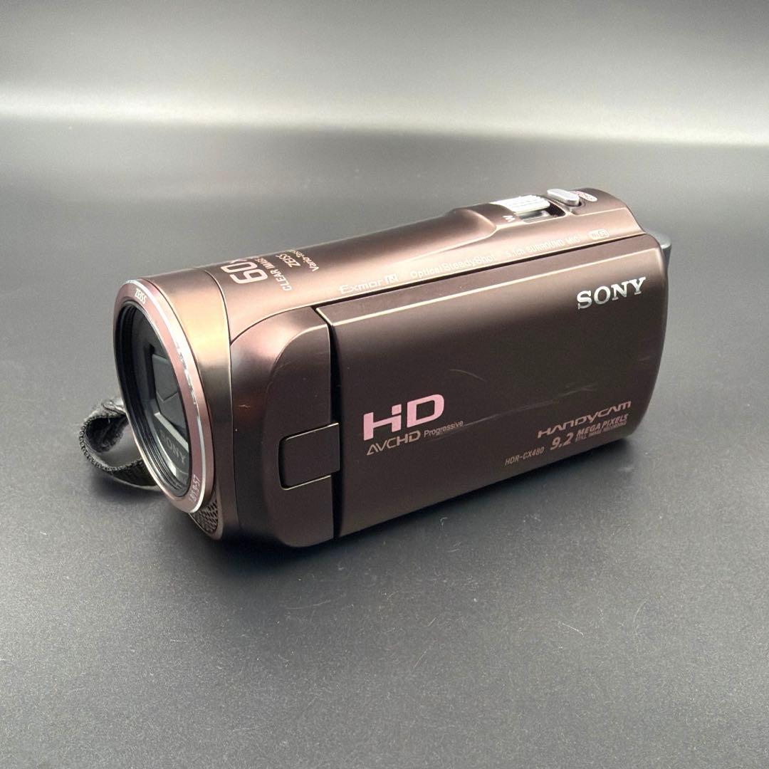 SONY HDR-CX480 ブラウン ソニー ビデオカメラ HD HDR-CX480 | デジタルビデオカメラ Handycam ハンディカム | ソニー