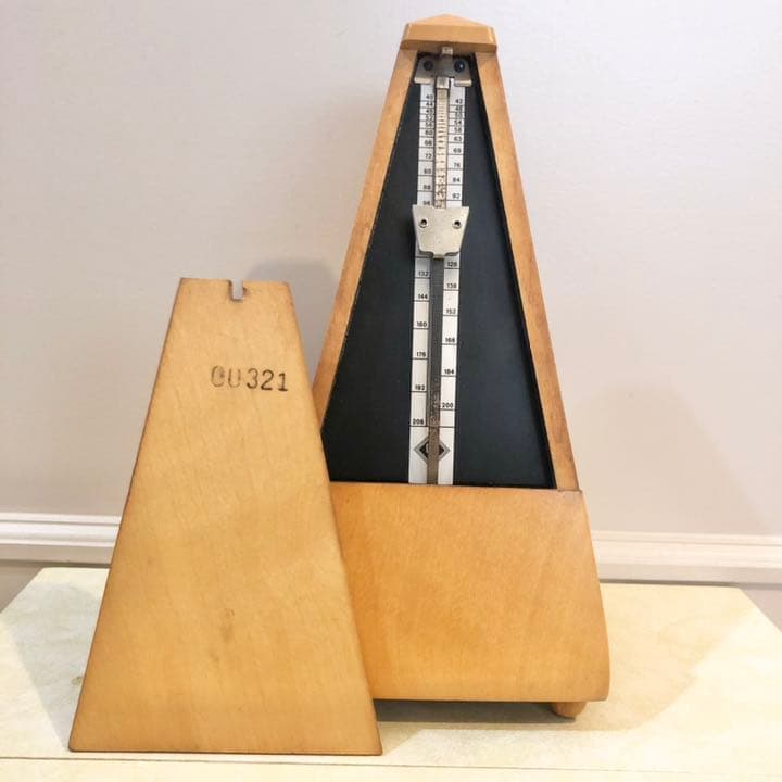 メトロノーム 木製 ドイツ製 ウィットナー レトロ アンティーク