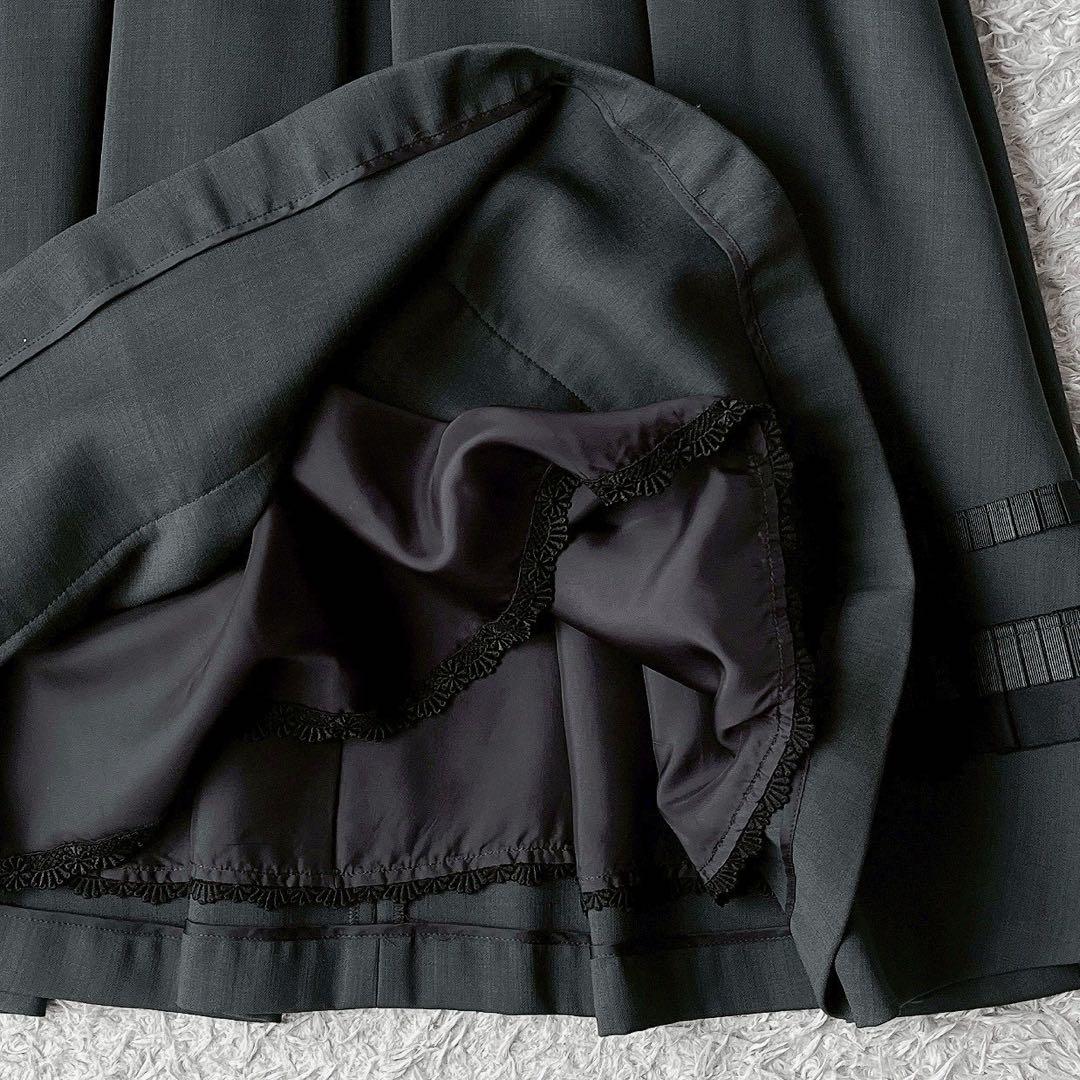 美品】フォクシー ワンピースドレス ボックスプリーツAライン