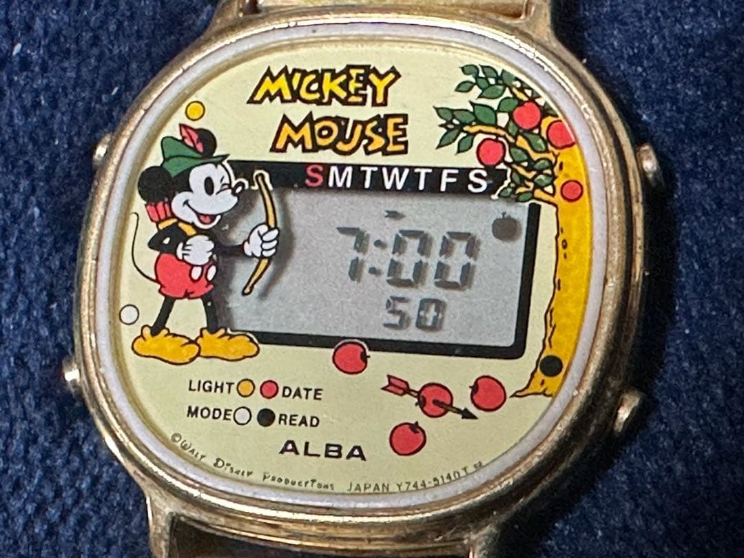 希少 セイコー アルバ アニメタイム ミッキーマウス りんごを矢で