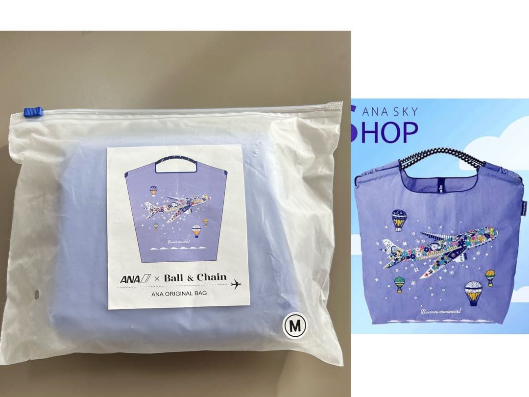 【新品未開封】ANA 国際線限定 ANAx Ball&Chain バッグ 新品未開封】国際線限定ANA x Ball & Chain バッグ Mサイズの通販 by
