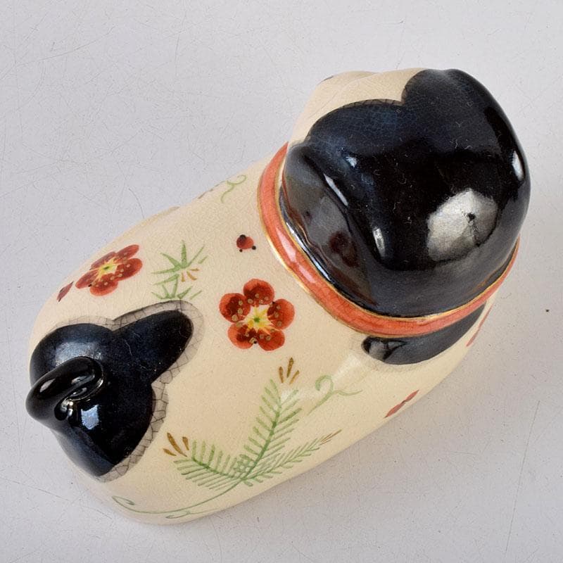 京焼 伊東陶山作 犬張子 お伽犬 置物 縁起物 共布共箱 C 8781 - メルカリ