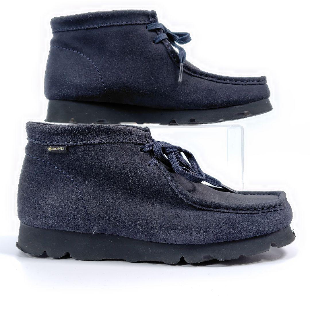 クラークス ワラビー BEAMSBOY別注 24.5 ゴアテックス ネイビー - メルカリ