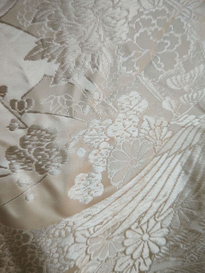 白打掛 吉祥束ね熨斗飛鶴花文 逸品 - メルカリ