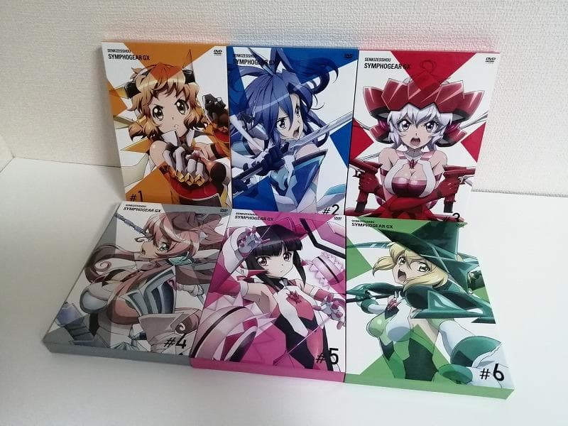 戦姫絶唱シンフォギアGX　初回限定版　DVD　全6巻セット Amazon.co.jp: 戦姫絶唱シンフォギアGX 全6巻セット [マーケット