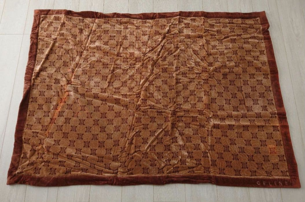 訳あり】 セリーヌ ハーフケット タオルケット ひざ掛け - メルカリ