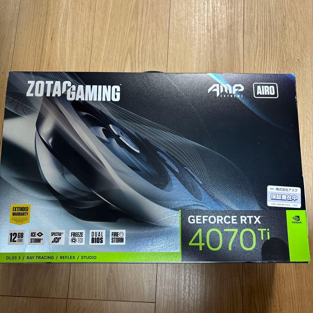 グラフィックボード・グラボ・ビデオカード ZOTAC GAMING AMP GEFORCE RTX 4070 Ti Amazon.com: ZOTAC Gaming GeForce RTX 4070 Ti AMP Extreme AIRO DLSS