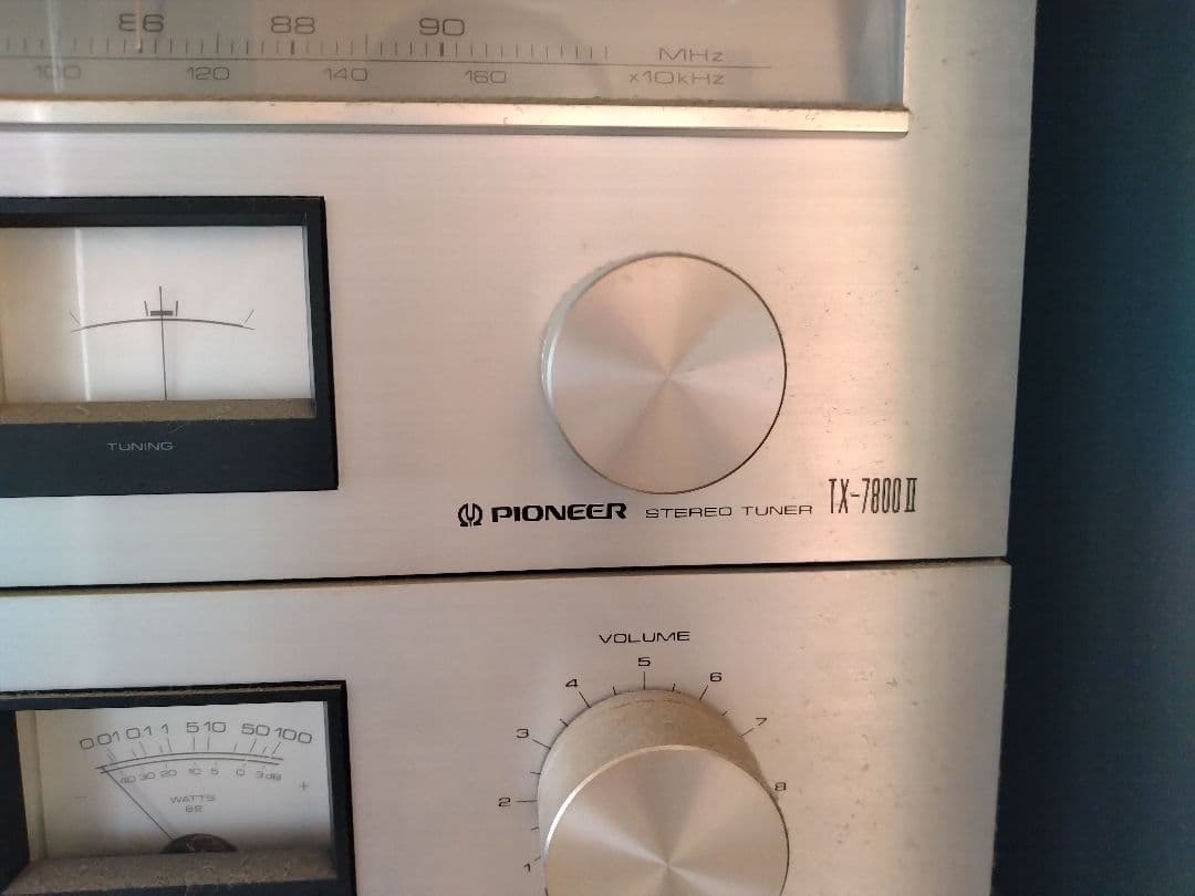 昭和レトロ♪ パイオニア TX-7800Ⅱ＆SA-7800Ⅱ - メルカリ