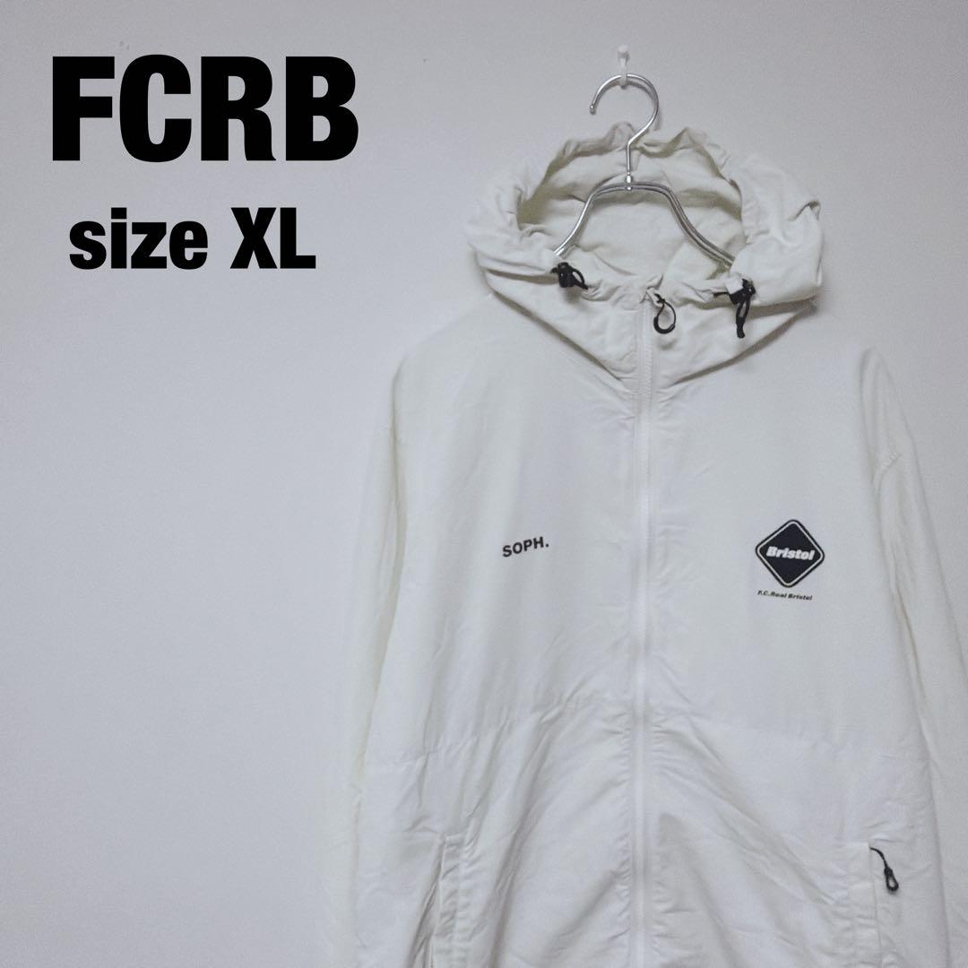 FCRB ホワイト ナイロンジャケット ナイロンパーカーXL - メルカリ