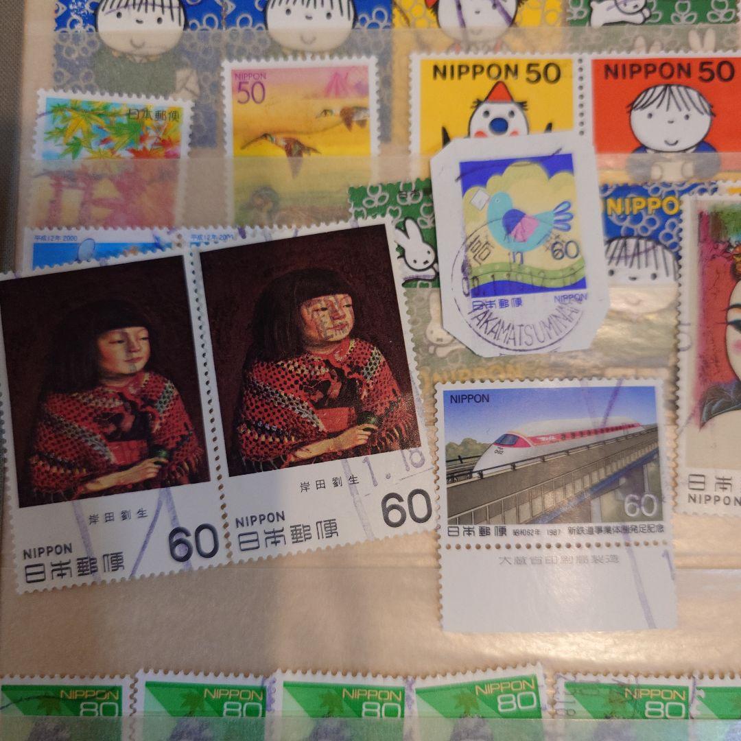 日本 使用済み切手 コレクション 55枚まとめ売り ページ3