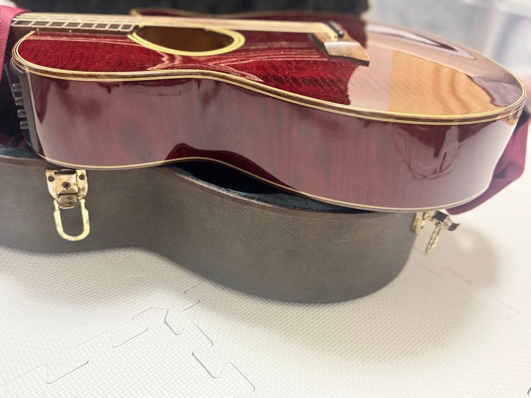 美品】希少赤カラー Takamine エレアコ NPT-115 - メルカリ