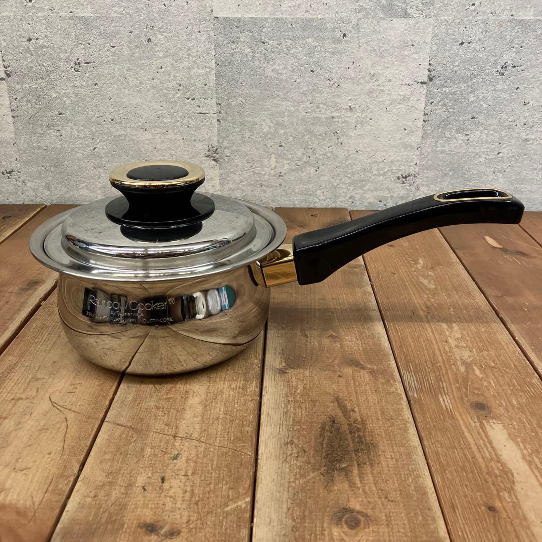 日本タッパーウェア レインボークッカー 13cm 片手鍋 鍋 小鍋 調理器具