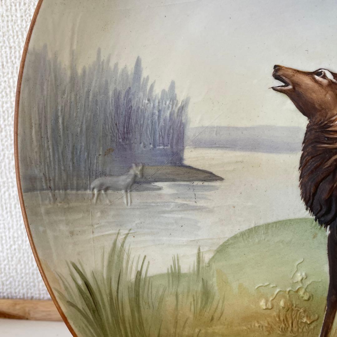 モールド＊ヘラジカ＊1911年＊米国輸出・27cm・オールドノリタケ