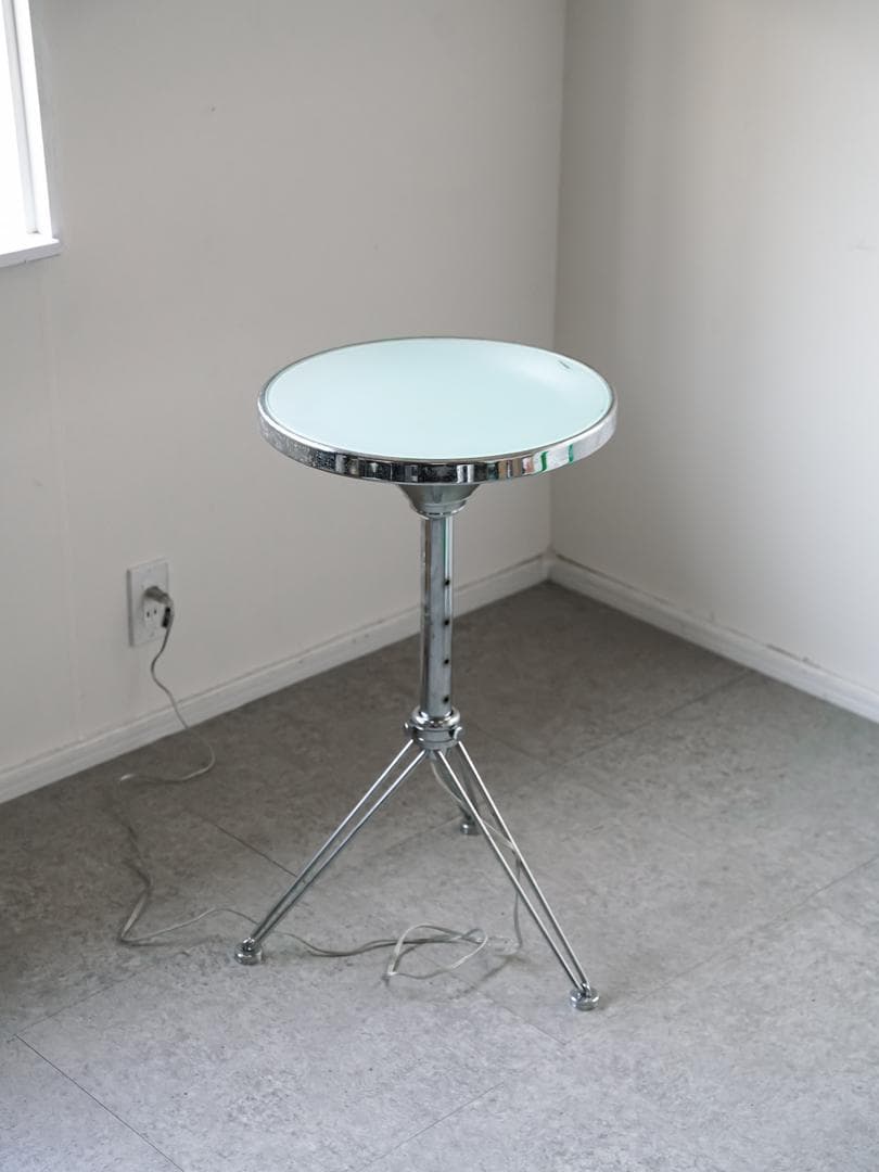 希少 \"REPOSE\" 照明付 昇降テーブル ミッドセンチュリー モダン