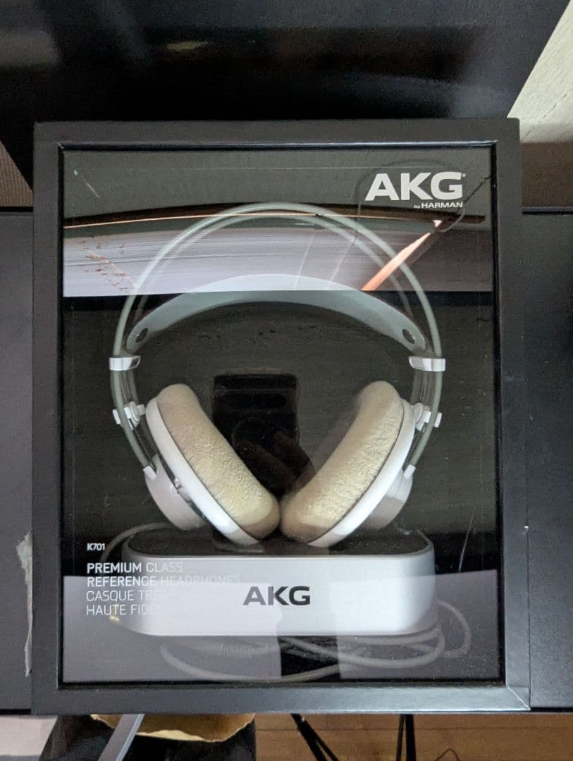 変換プラグ付属】AKG K701 モニターヘッドホン 開放型 けいおん 秋山澪