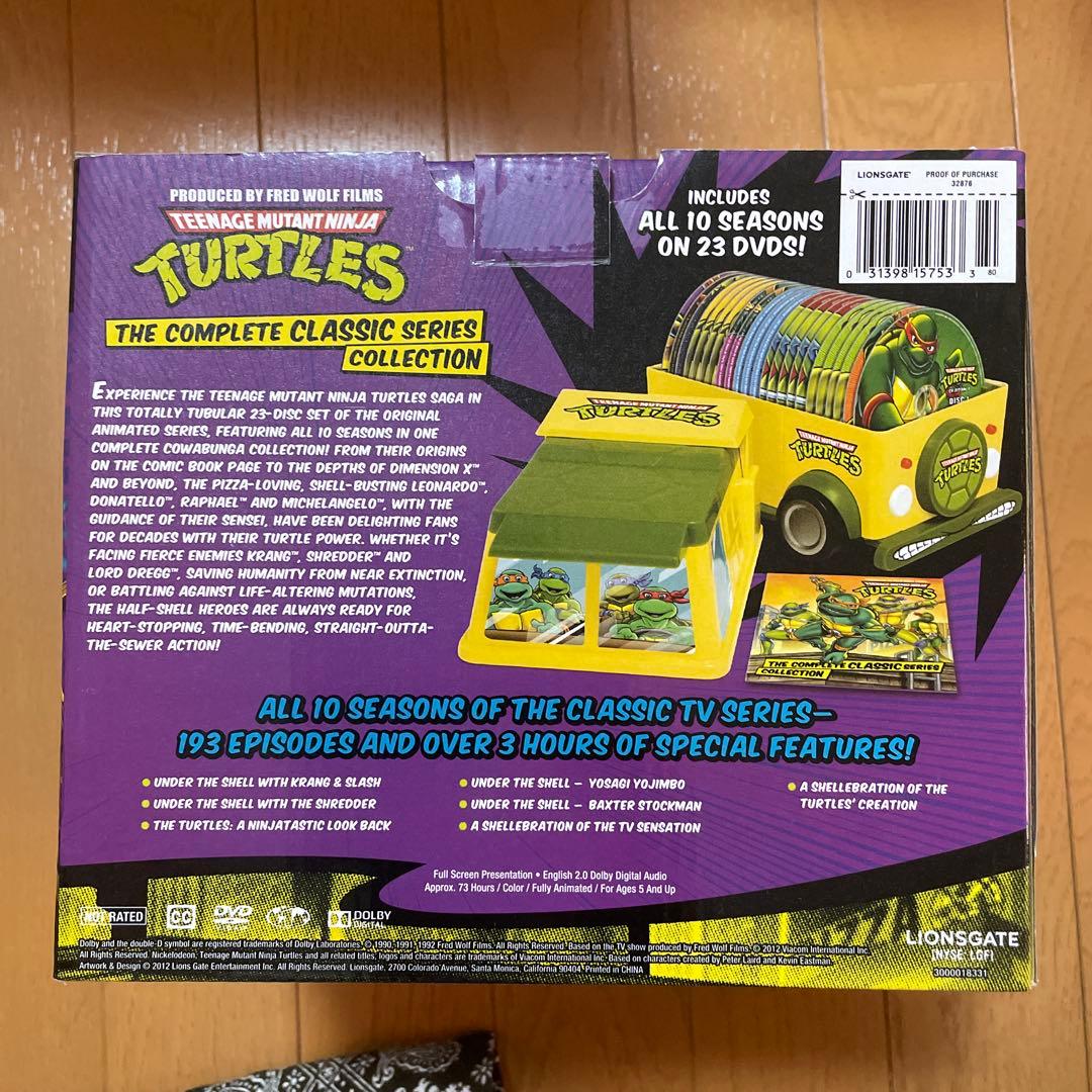 TMNT/ミュータントタートルズ DVD クラシック コンプリート 英語版