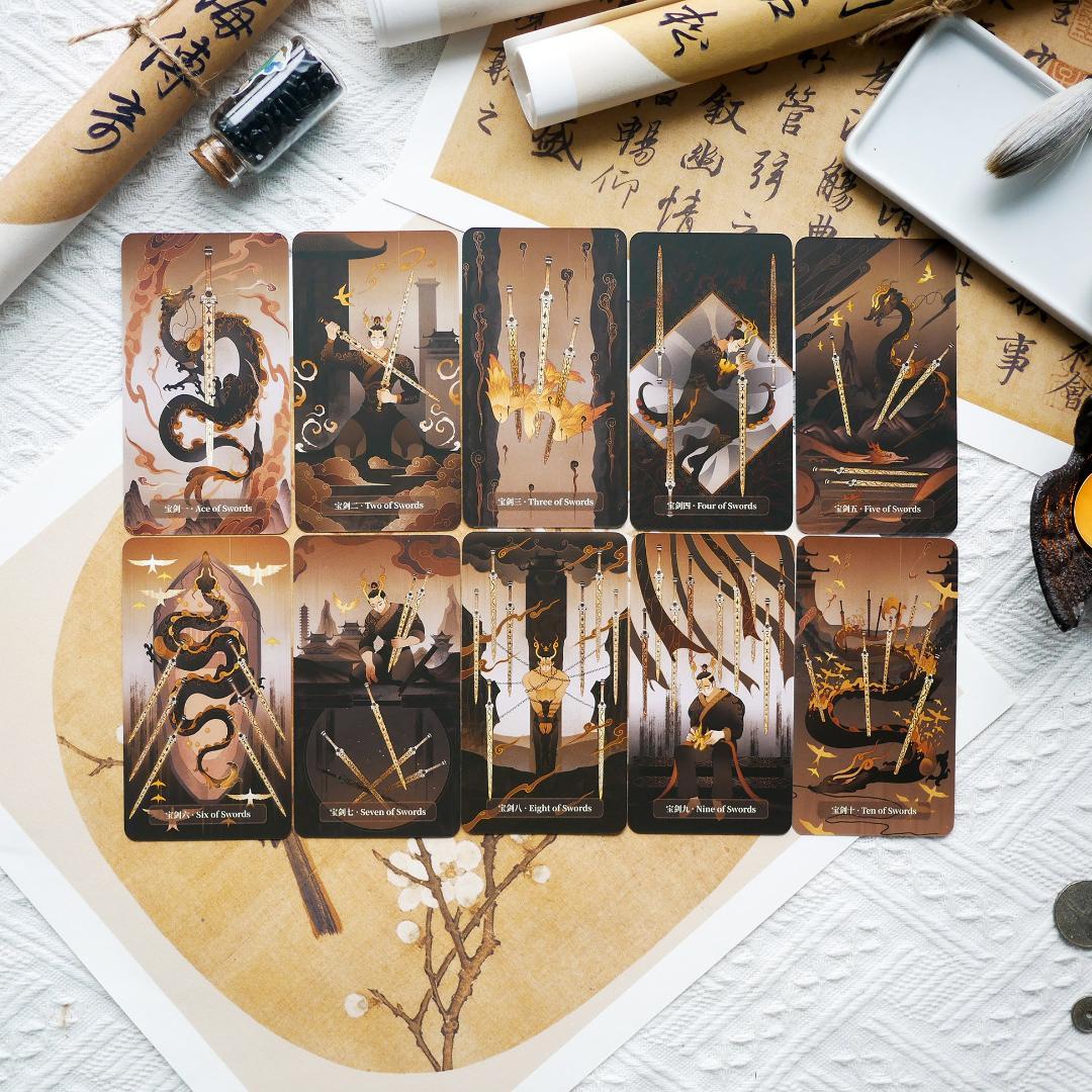 正規品タロットカード】超美麗デッキ✨入手困難希少レア✨ドラゴン／龍