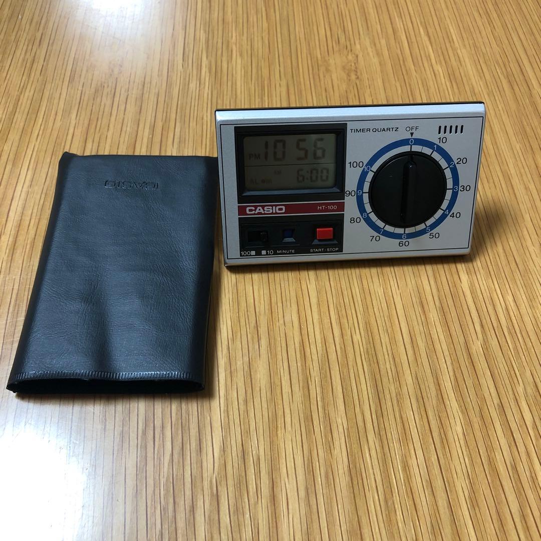 casio ht-100 時計 タイマー カシオ レトロ ビンテージ 昭和 - メルカリ