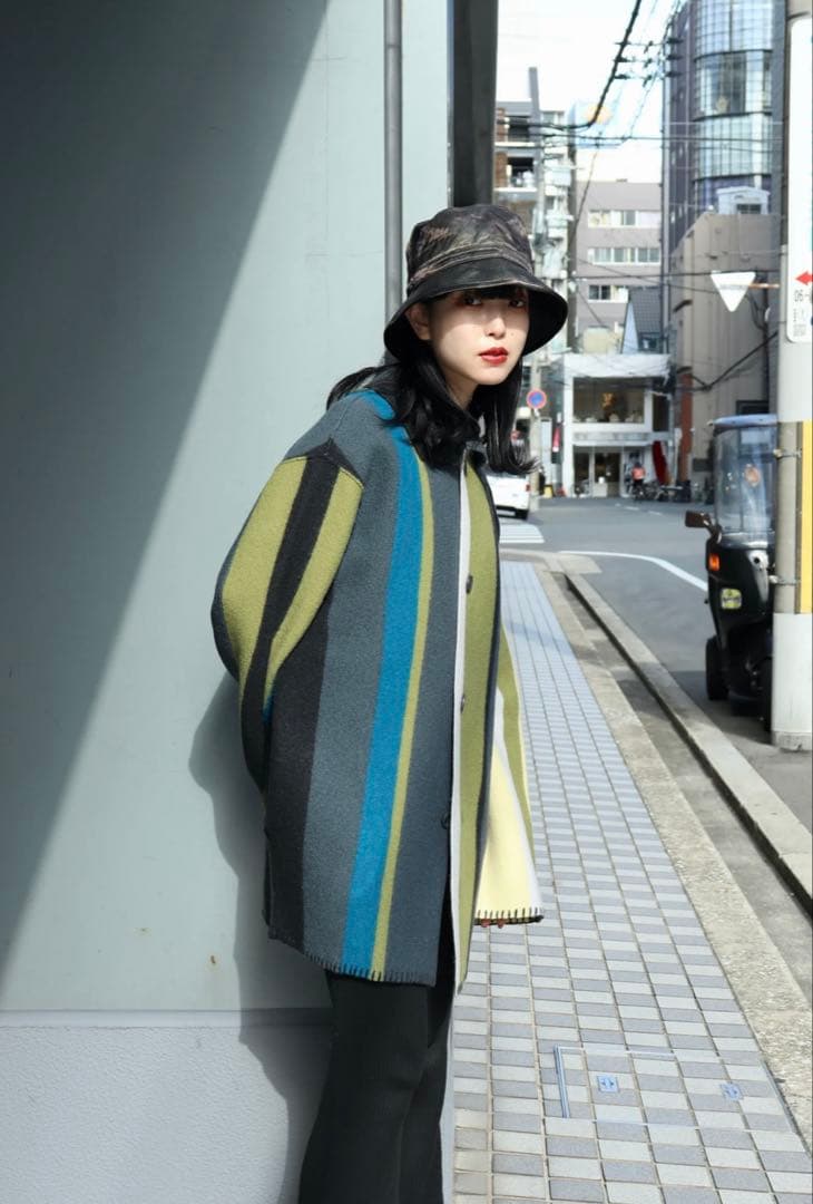 PERVERZE ブランケットコート 美品 PERVERZE blanket coat パーバーズ ブランケットコート - メルカリ