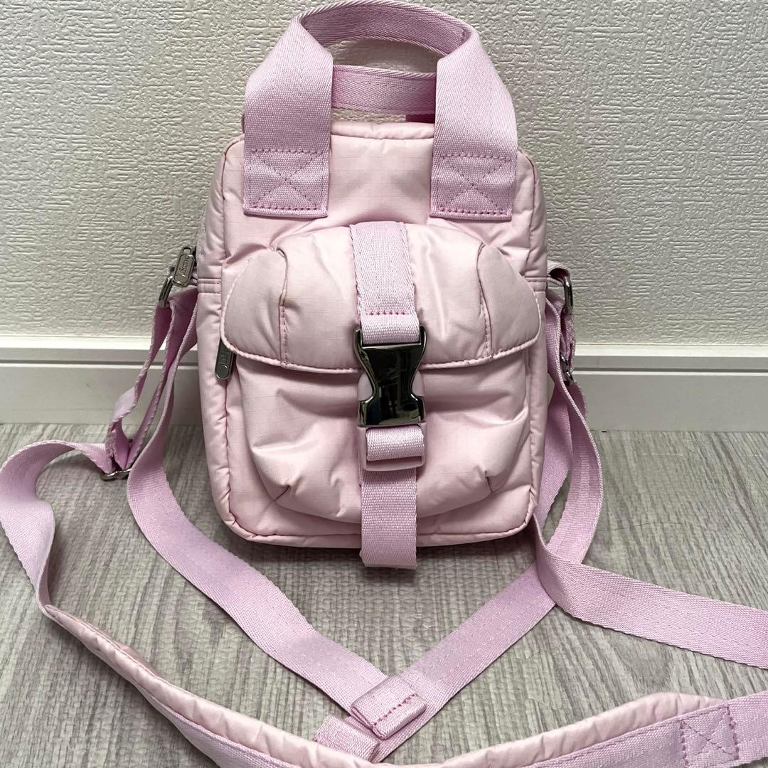 レスポートサック 神崎恵さんコラボ パフィミニバッグ ピンク