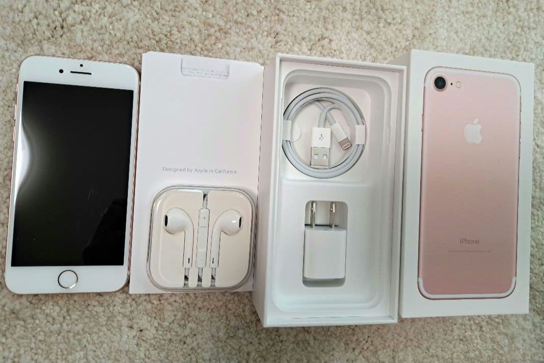 Apple iPhone 7 ローズゴールド 本体128GB au Apple iPhone 7, 128GB, Rose Gold, Fully Unlocked, Refurbished