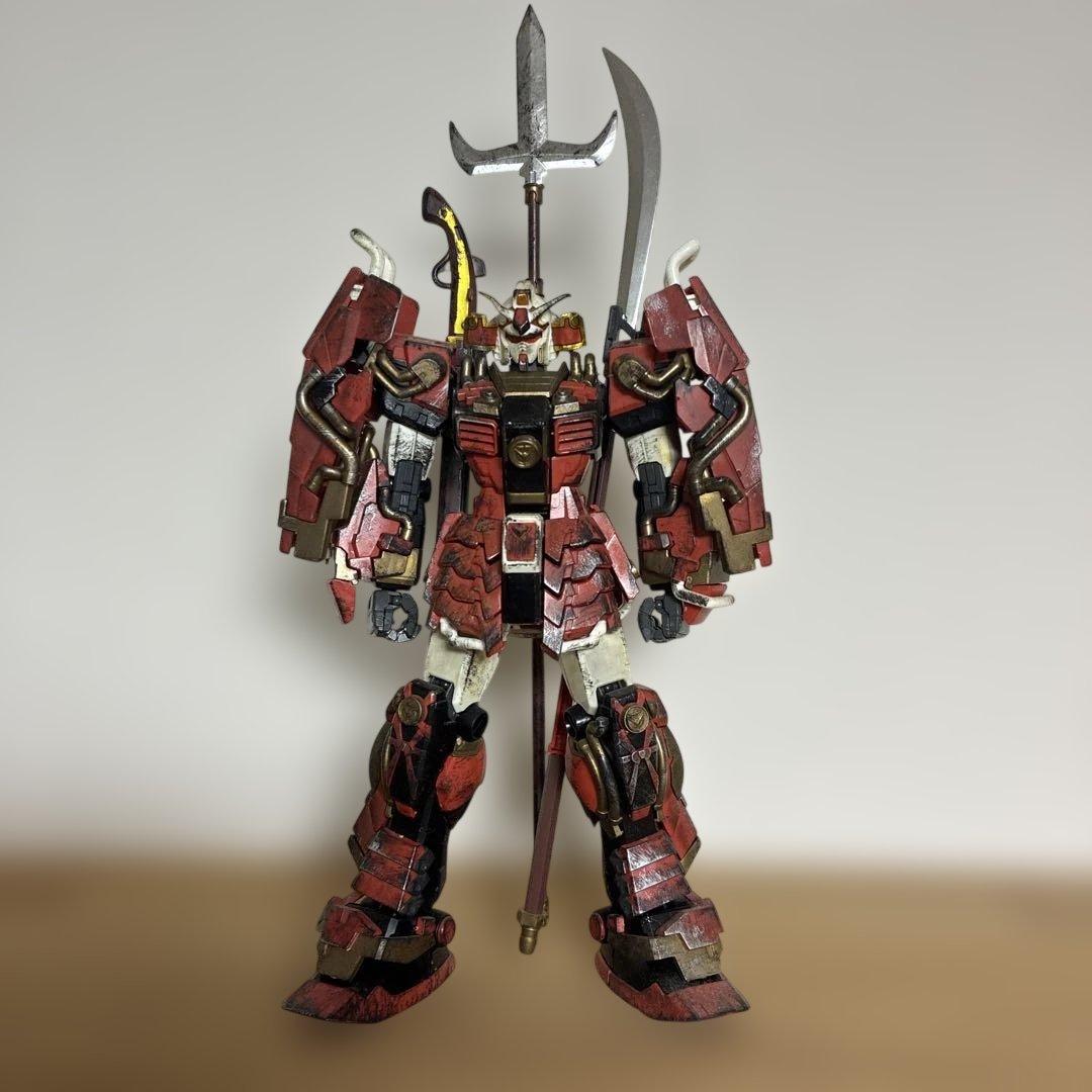 MG 真武者頑駄無 武者ガンダム プラモデル ガンプラ ウェザリング加工 Amazon | MG 真武者頑駄無 | プラモデル 通販