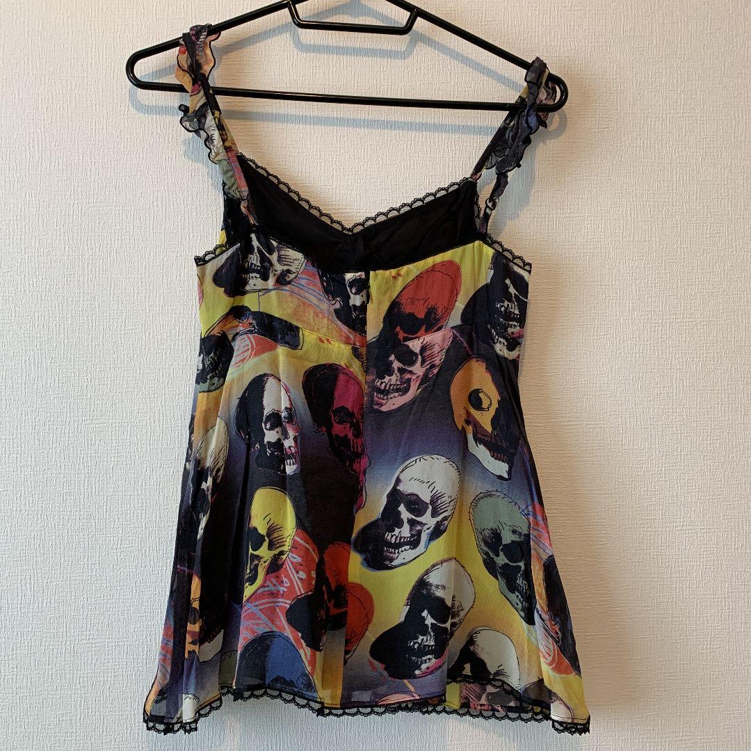 HYSTERIC GLAMOUR キャミソール スカルベリー y2k 平成 姫 HYSTERIC