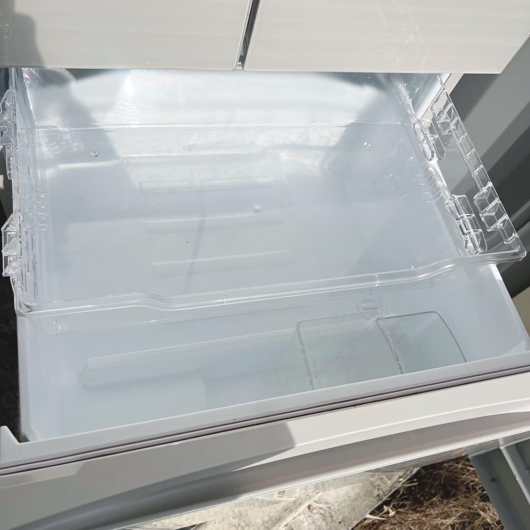 370取付無料！東芝真ん中野菜室 おしゃれアイボリー6ドア冷蔵庫 2021年製