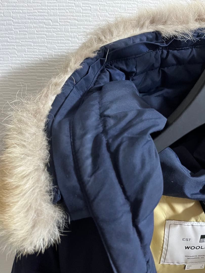 ウールリッチ アークティックパーカ USA L ネイビー コートカバー＋