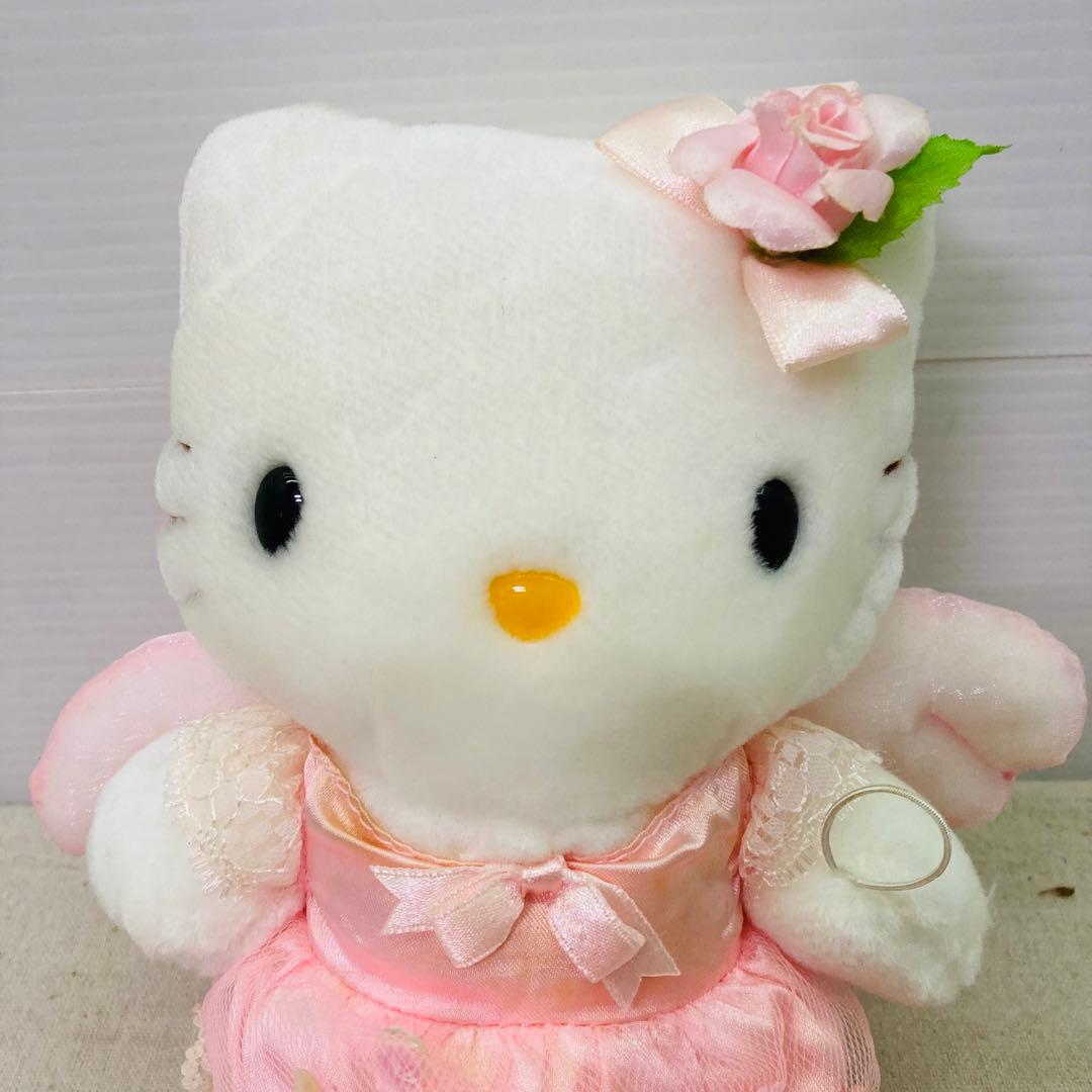 希少☆レトロ】ハローキティ エンジェルキティ ぬいぐるみ サンリオ