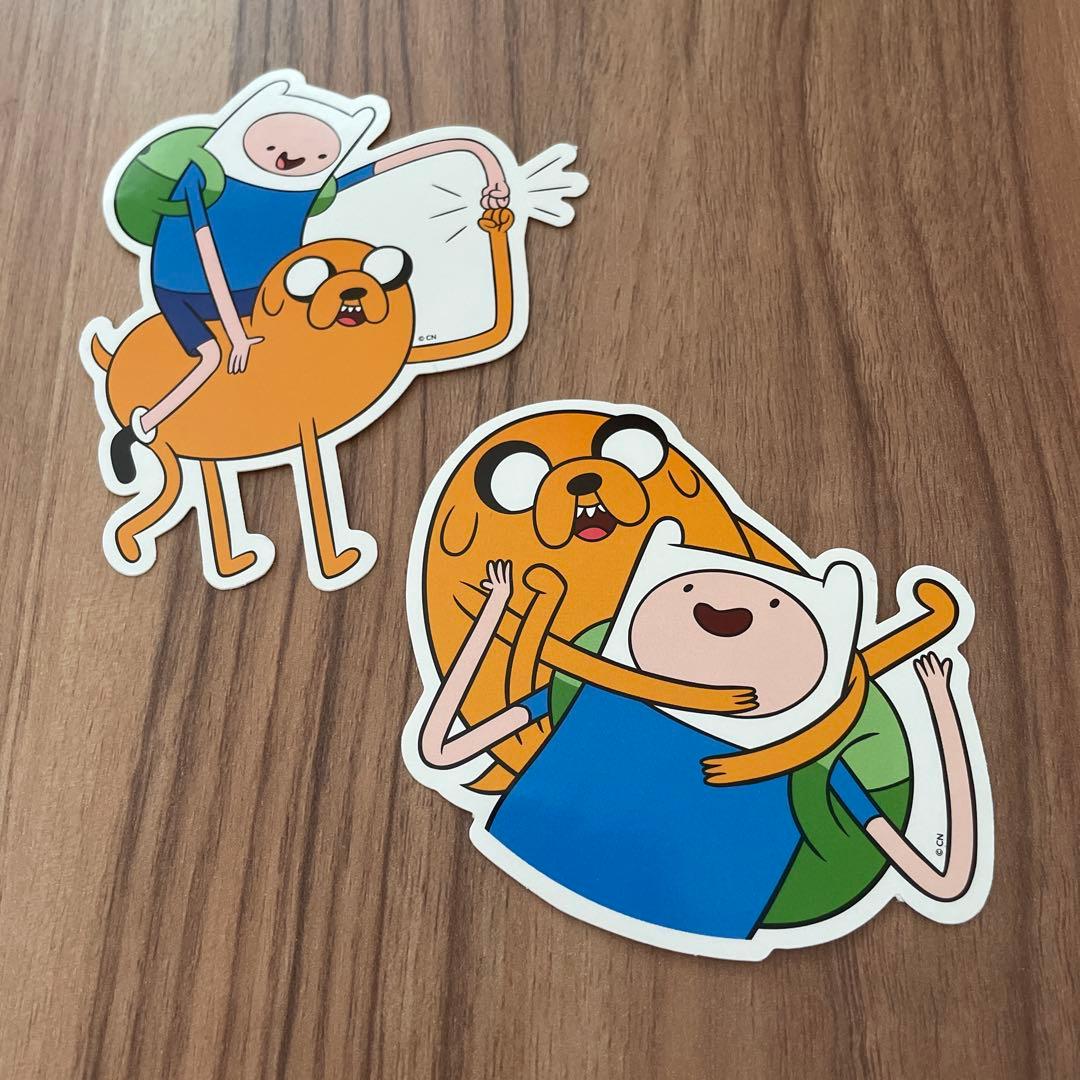 ADVENTURETIME アドベンチャータイム ステッカー フィン ジェイク