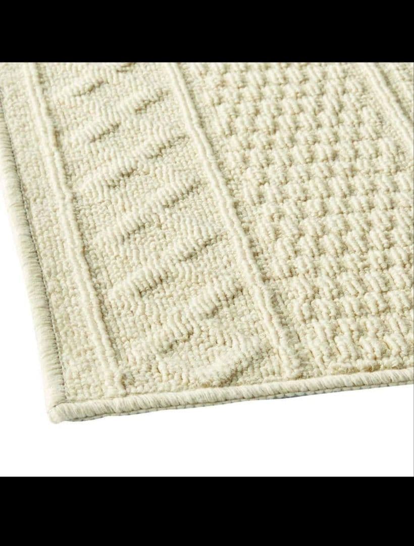 unico ラグ 140×200 アランニット アイボリー※nchery様専用※ - メルカリ