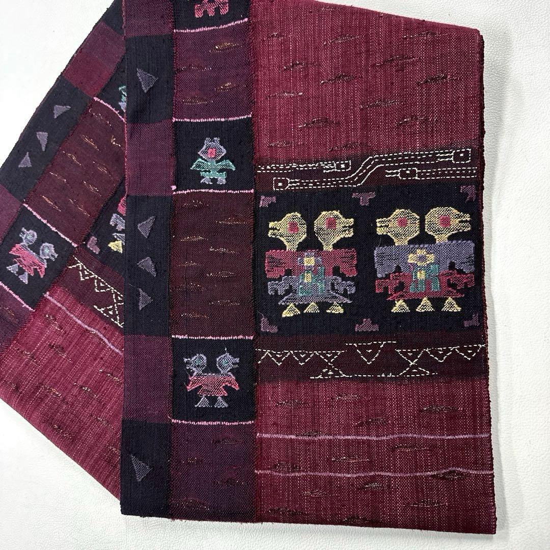 帯6057 ○帯屋捨松謹製 高級 正絹 紬 名古屋帯 - メルカリ