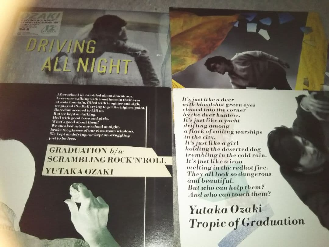 尾崎豊 レコード4枚 尾崎豊 十七歳の地図 28AH1654 | レコード買取