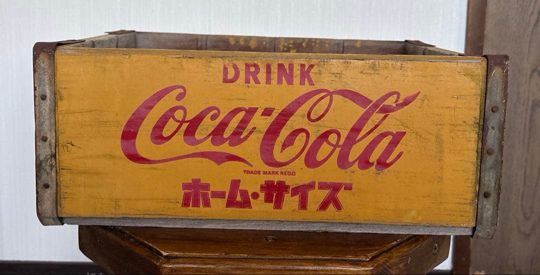 コカコーラ 木箱 昭和レトロ coca-cola ビンテージ (仕切りなし