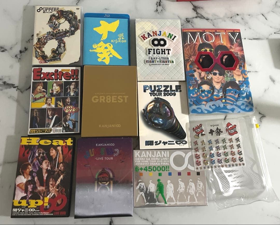 関ジャニ∞ 初回限定盤 ライブ DVD Blu-ray 他　10点ット 関ジャニ∞ DVD＆ブルーレイ『KANJANI∞ DOME LIVE 18祭』6/28発売