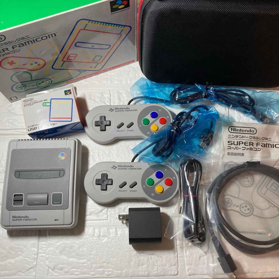 「美品」クラシックミニ スーパーファミコン　 USB ACアダプター 専用ケース Amazon | 【整備済み品】 Nintendo ニンテンドークラシックミニ