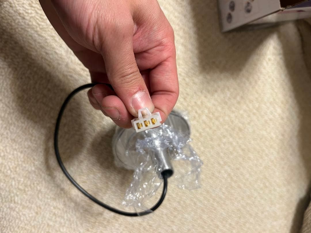 アドレスv125G 白青イカリングヘッドライト V125 CF46A CF4EA - メルカリ