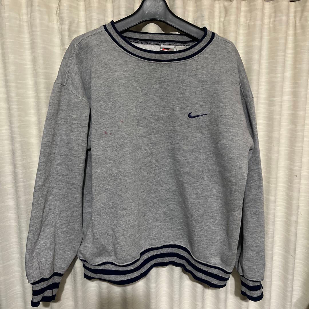 90s 銀タグ ヴィンテージ スウェット NIKE ナイキ グレー トレーナー