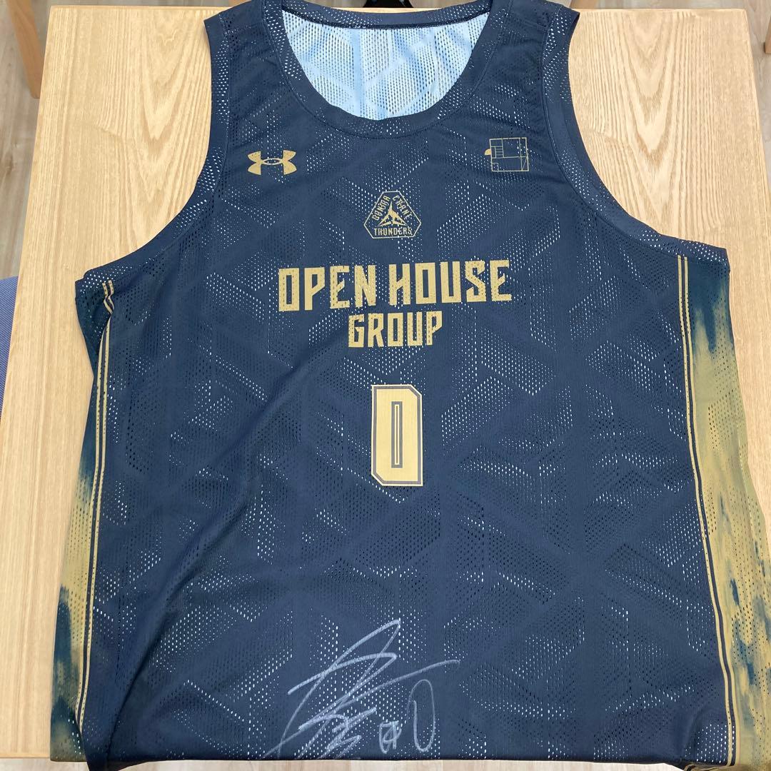 群馬クレインサンダーズ オーセンティックユニフォーム 藤井祐眞 直筆