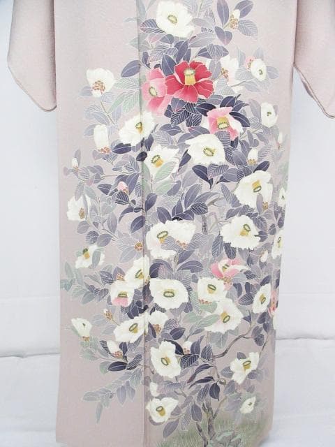 着用少ない！友禅＊カメリア＊優美＊絵羽＊訪問着＊トールサイズ＊１６９ｃｍ＊裄６７
