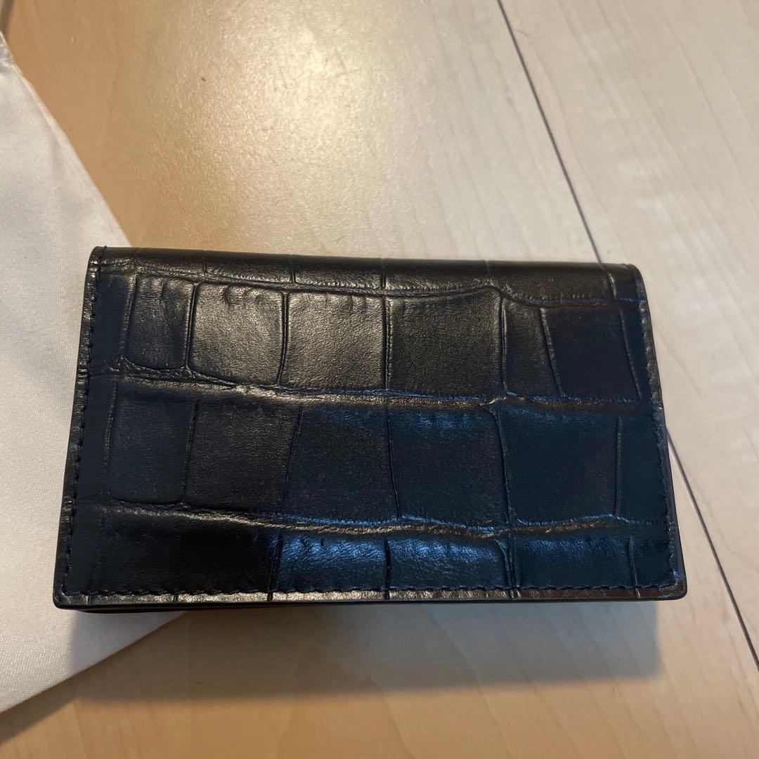 FURLA 名刺入れ クロコエンボス バビロン カードケース名刺入れ - メルカリ